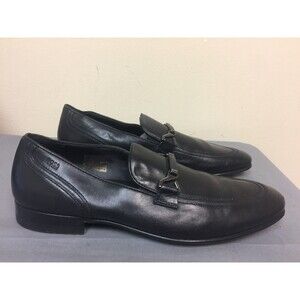 Hugo Boss Men Moccasins black leather size 7.5
